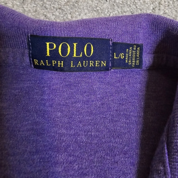 Polo Ralph Lauren Men's Size Large Purple with Red Logo - Picture 4 of 7